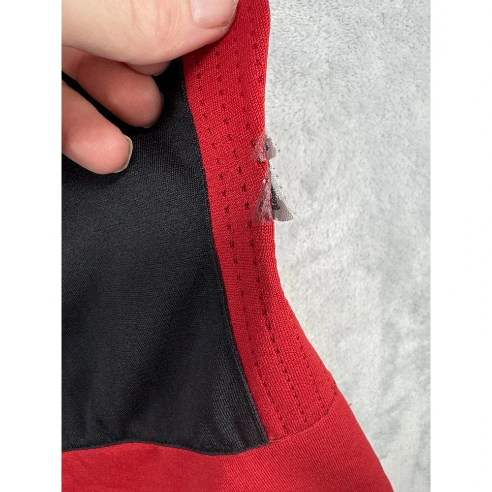 Adidas Louisville Cardinals Basketball Team Issued Game Shorts Red Black XL +2